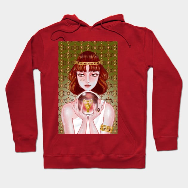 Aquarius Garnet Hoodie by reputationstate